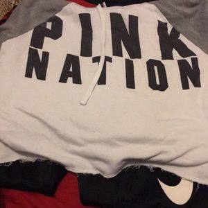 Pink crop top